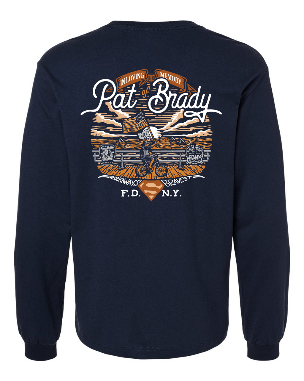 FF PAT BRADY MEMORIAL LONG SLEEVE T-SHIRT - PRE-ORDER