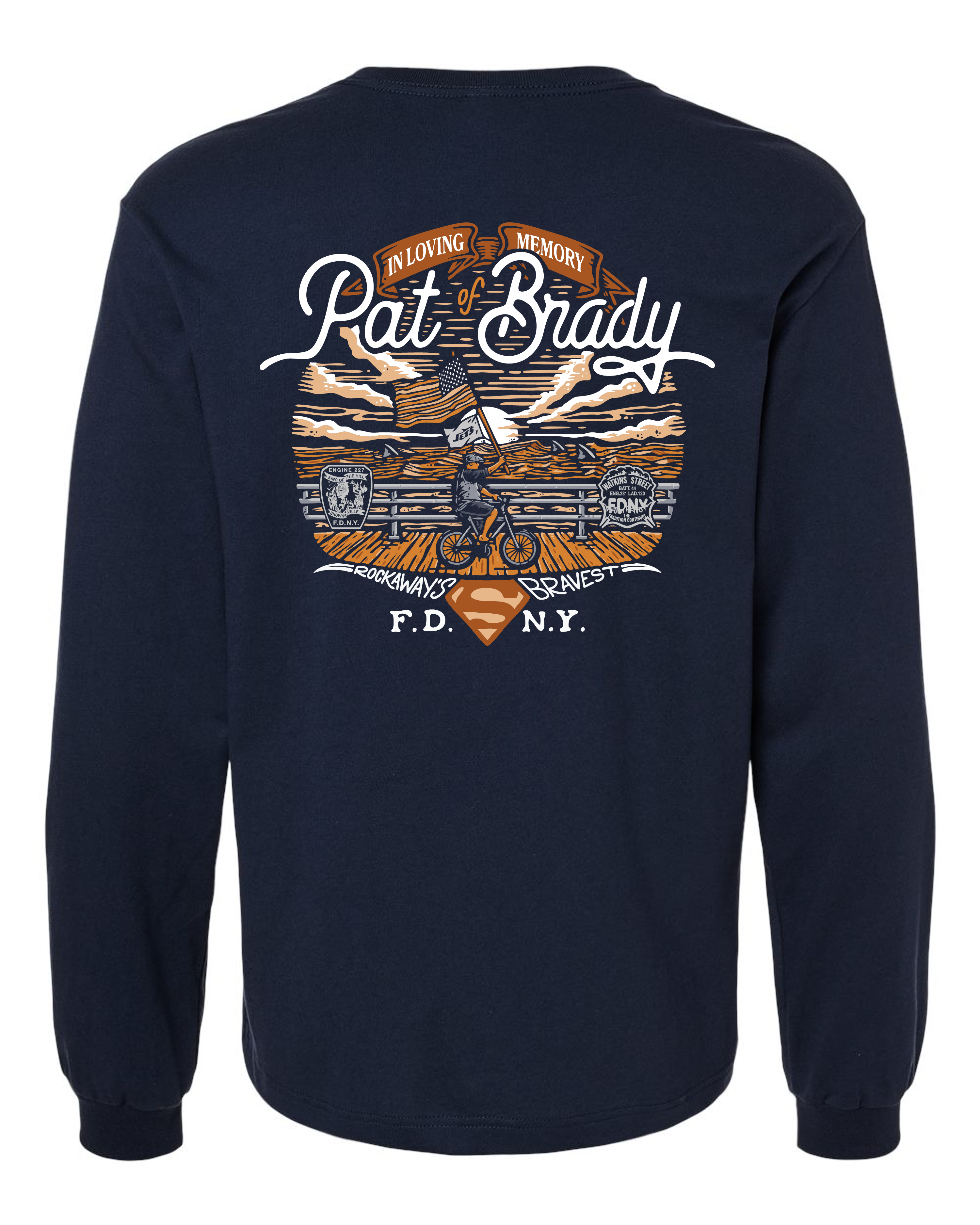 FF PAT BRADY MEMORIAL LONG SLEEVE T-SHIRT - PRE-ORDER