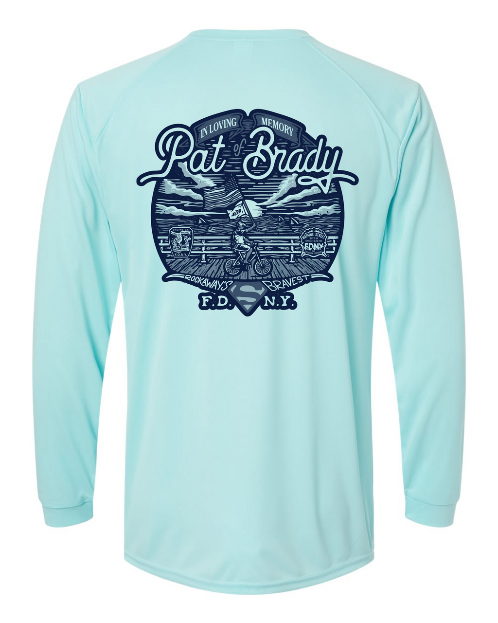 FF PAT BRADY MEMORIAL HOODLESS SUN SHIRT UPF 50+ - PRE-ORDER